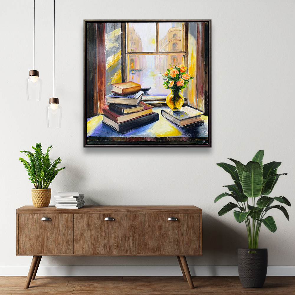 View of picture in situ